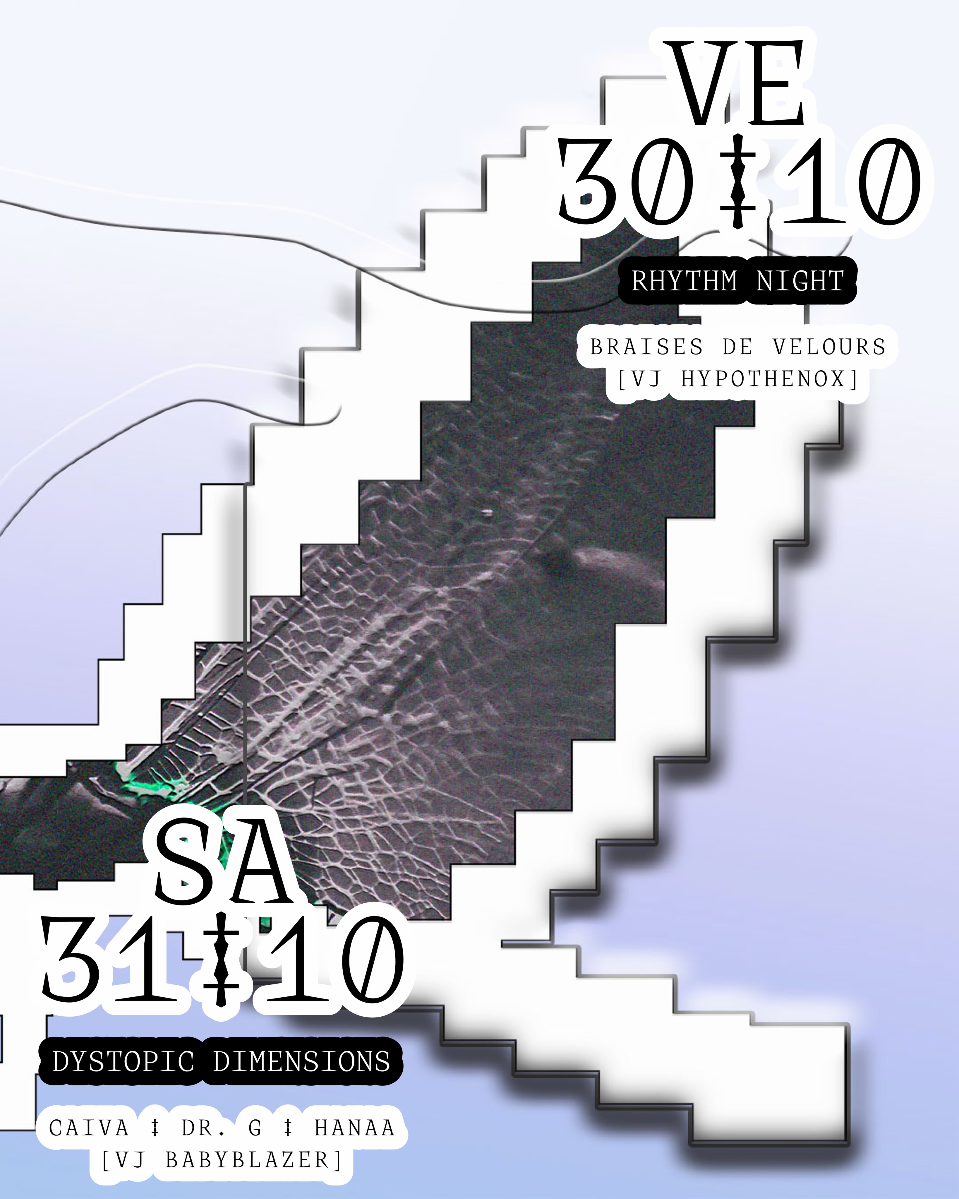 Dystopic Dimensions event poster