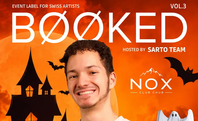 BØØKED – CALE (Halloween) event poster