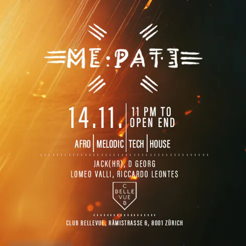 ME•PATE event poster
