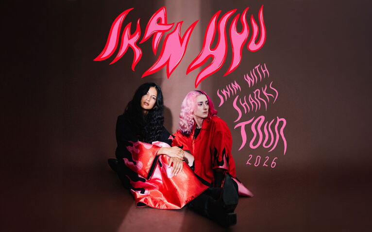 IKAN HYU — SWIM WITH SHARKS TOUR 2026 event poster