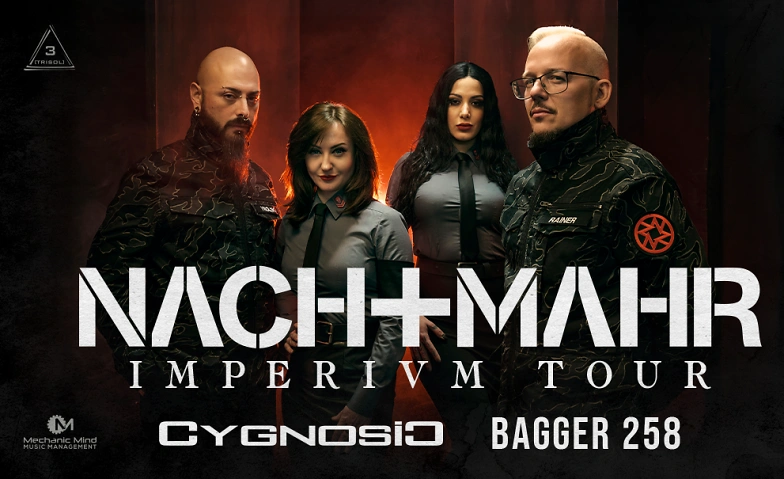 NACHTMAHR — IMPERIVM Tour 2026 event poster