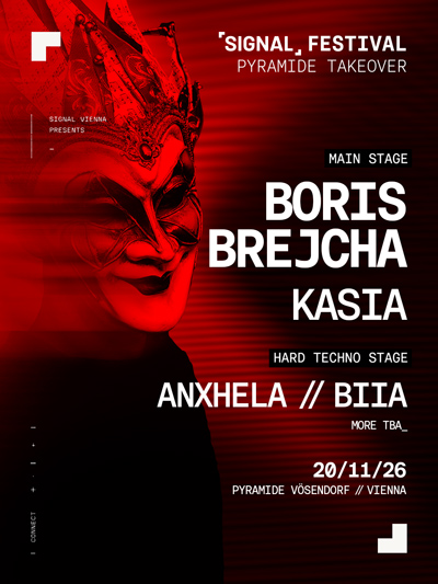 SIGNAL Festival with Boris Brejcha event poster