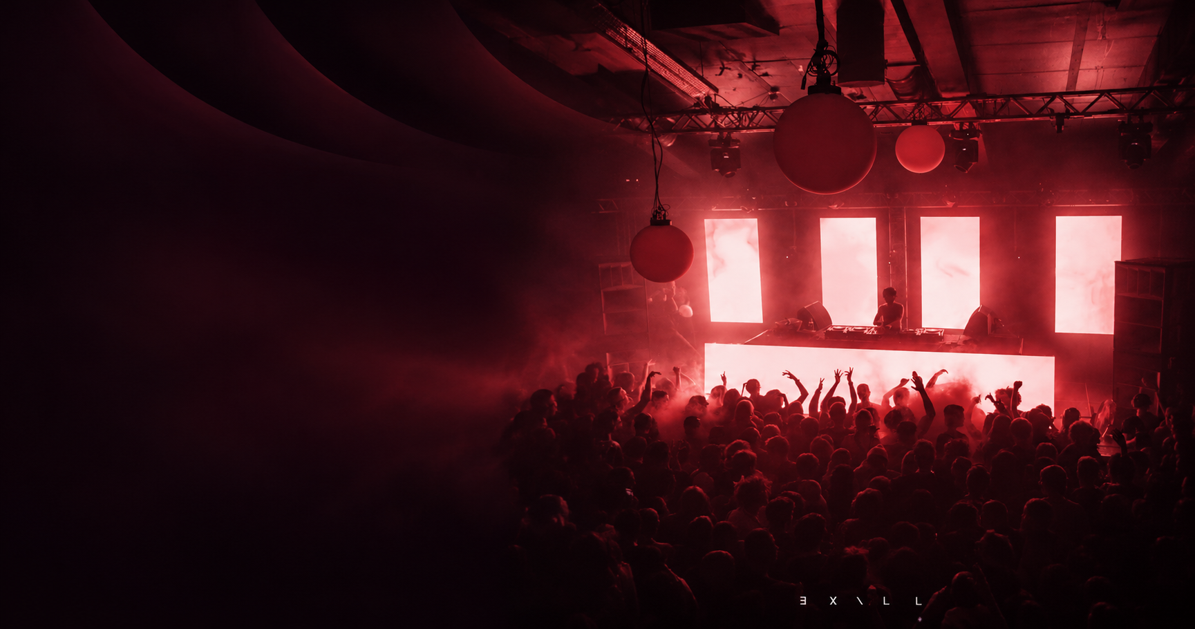 The dancefloor at Club EXIL, the new venue for BIOSPHERE