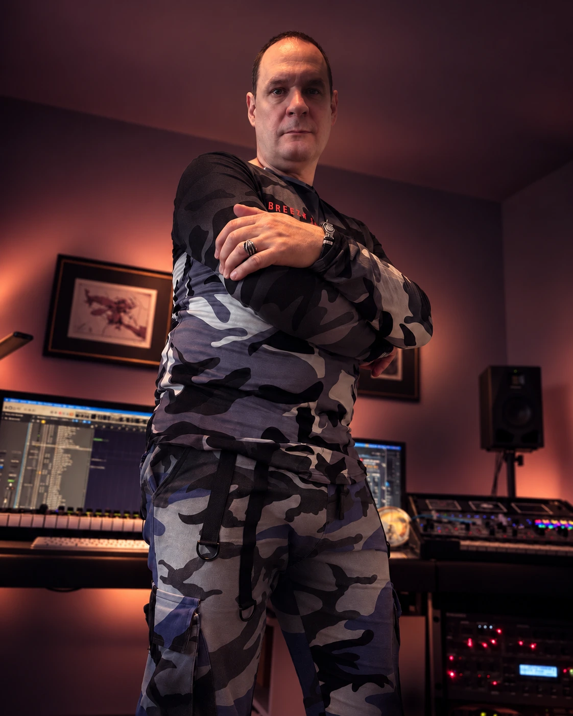 Valerian Steel in his studio