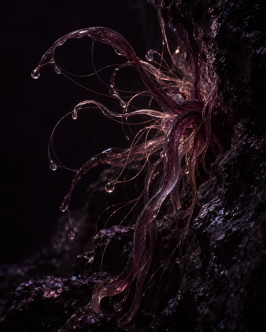 Abstract tendrils — illustration for Cave Tendrils