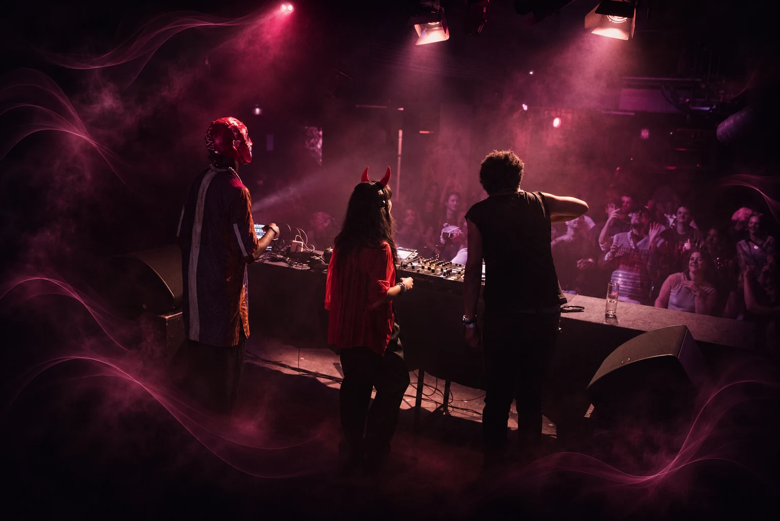 Ausländer Haus! — DJs and audience